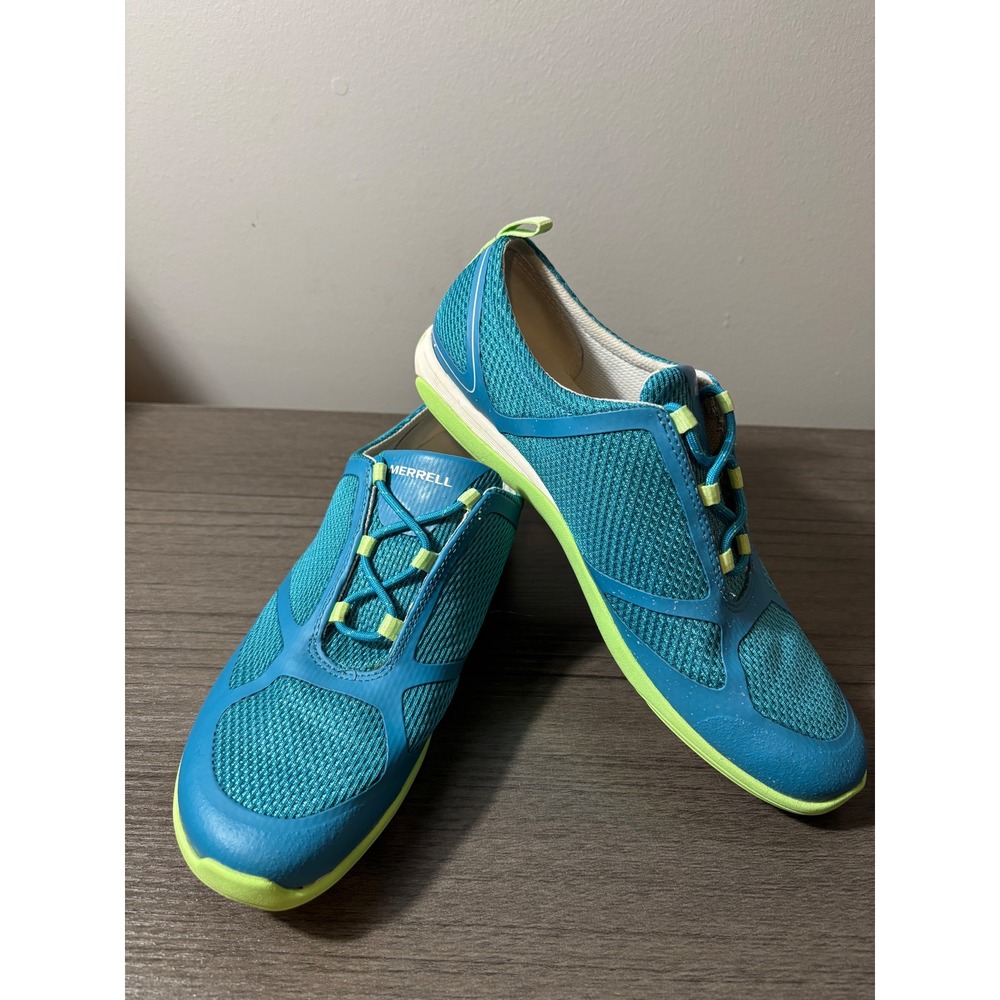 Merrell Ceylon Sport Lace Shoes Teal Women's Size 7.5‎ Comfort Walking J55084